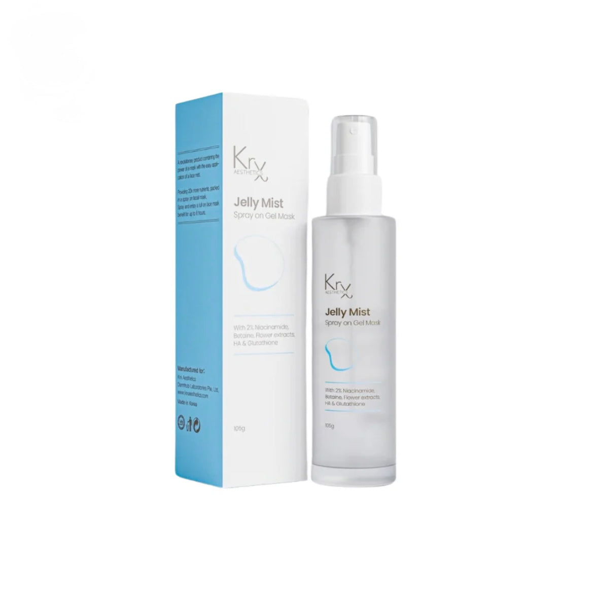 KrX Jelly Mist Spray on Gel Mask